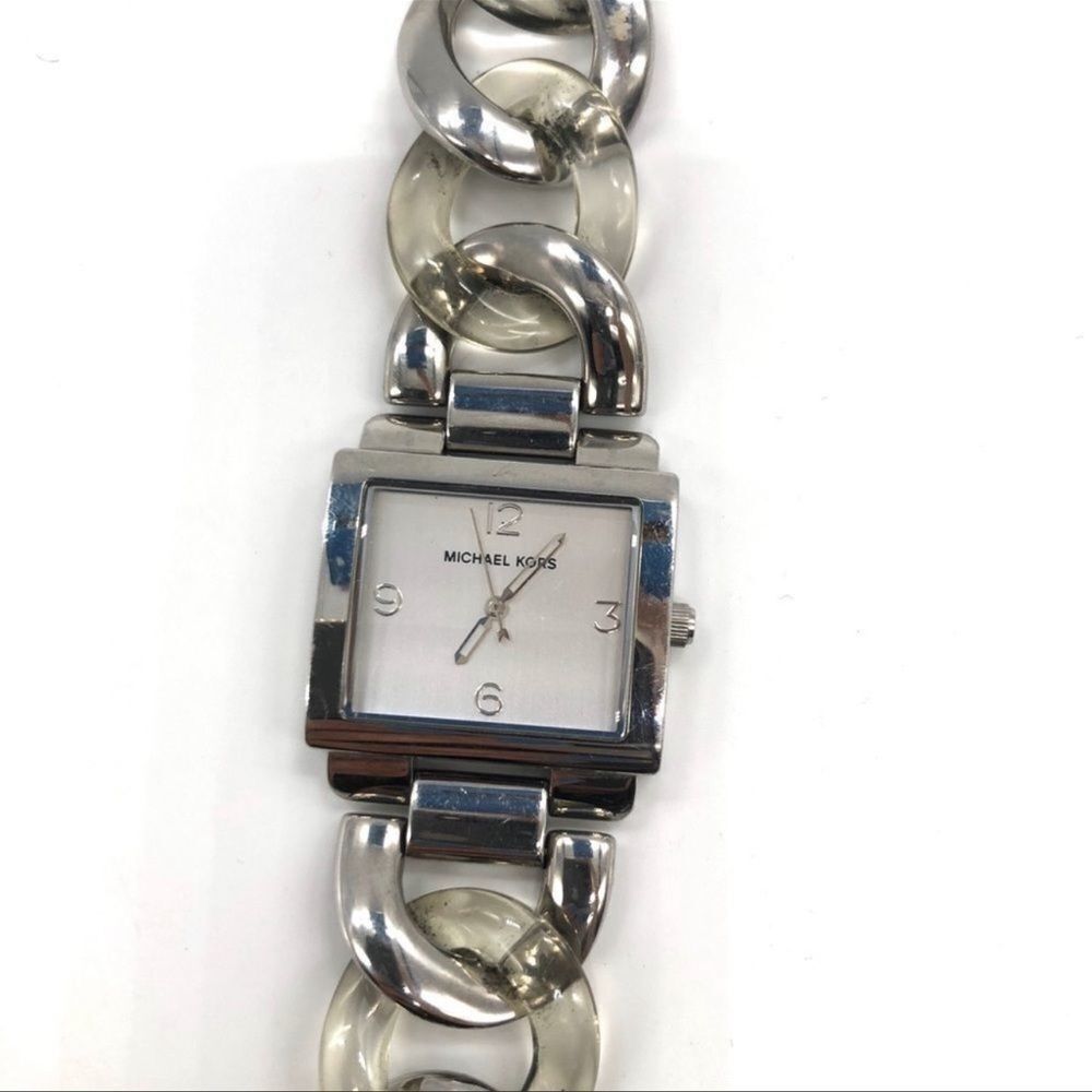 Michael Kors Silver Linked Watch - Picture 6 of 7
